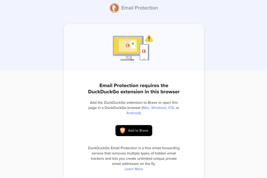 Recensione di DuckDuckGo Email Protection